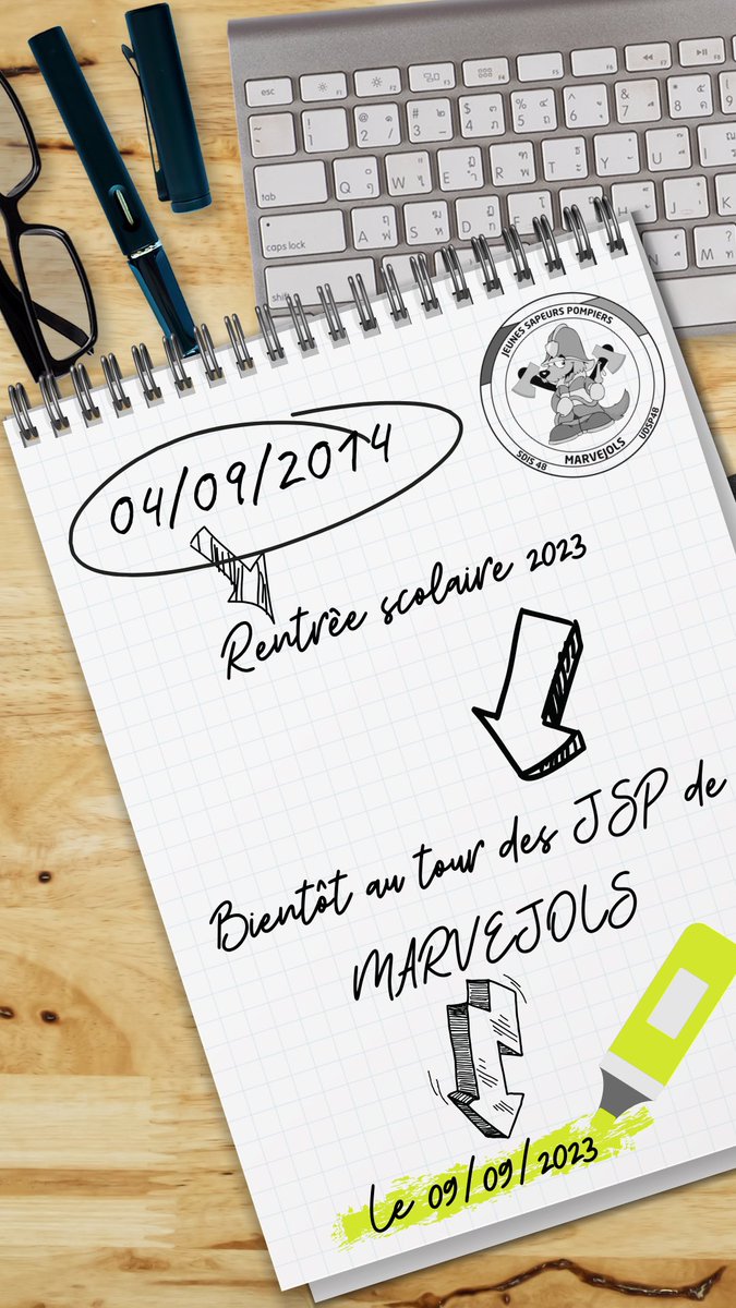 { 📚 Rentrée des JSP 📚 }

Rendez-vous Samedi 09 Septembre à 08h00.