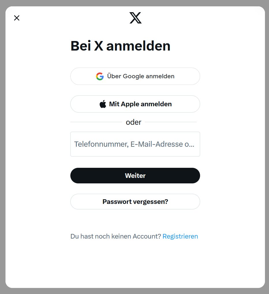 Co Ba (@thiernab) on Twitter photo only here to promote mastodon - and wanting to show you all how x looks to me, if you share a link. 
There is nothing, no preview, no picture, no text, just a nudge to register.
anyways, copying my texts and going again. only here to promote mastodon - and wanting to show you all how x looks to me, if you share a link. 
There is nothing, no preview, no picture, no text, just a nudge to register.
anyways, copying my texts and going again.