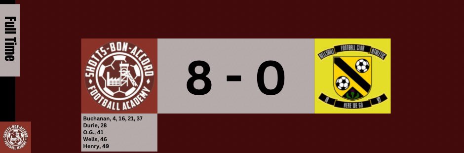 ShottsBAu20s's tweet photo. ⚽️🇱🇻 Full-Time Result 🇱🇻⚽️

A good team performance tonight saw us defeat Bellshill 8-0, with our captain Dylan Buchanan bagging 4 first-half goals to help secure the victory. https://t.co/oUtdhwQUAY