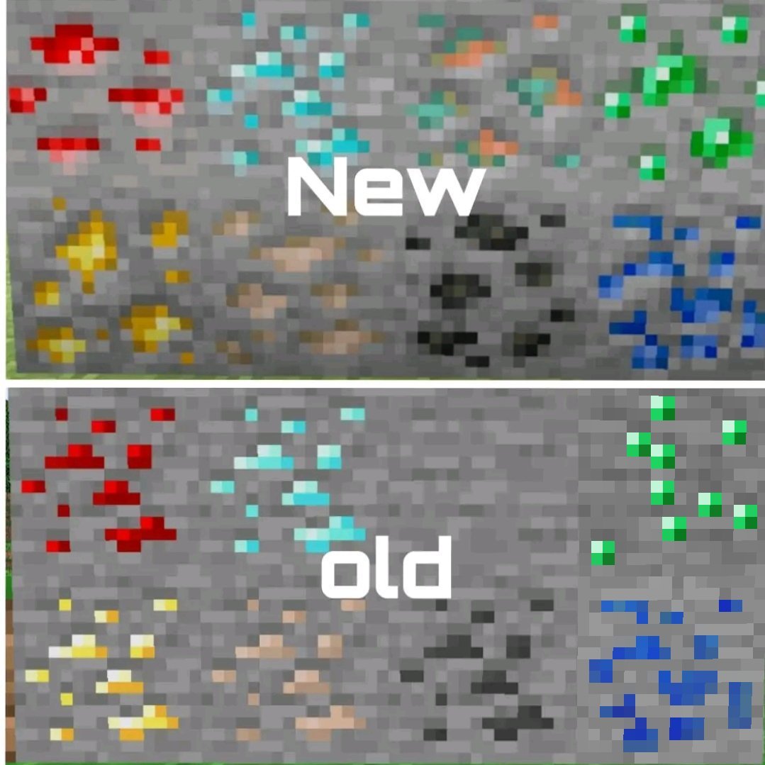 as texturas do minecraft são o melhor exemplo de como a nostalgia faz tudo antigo parecer melhor. 
talvez seja impossível alguém achar a antiga textura melhor