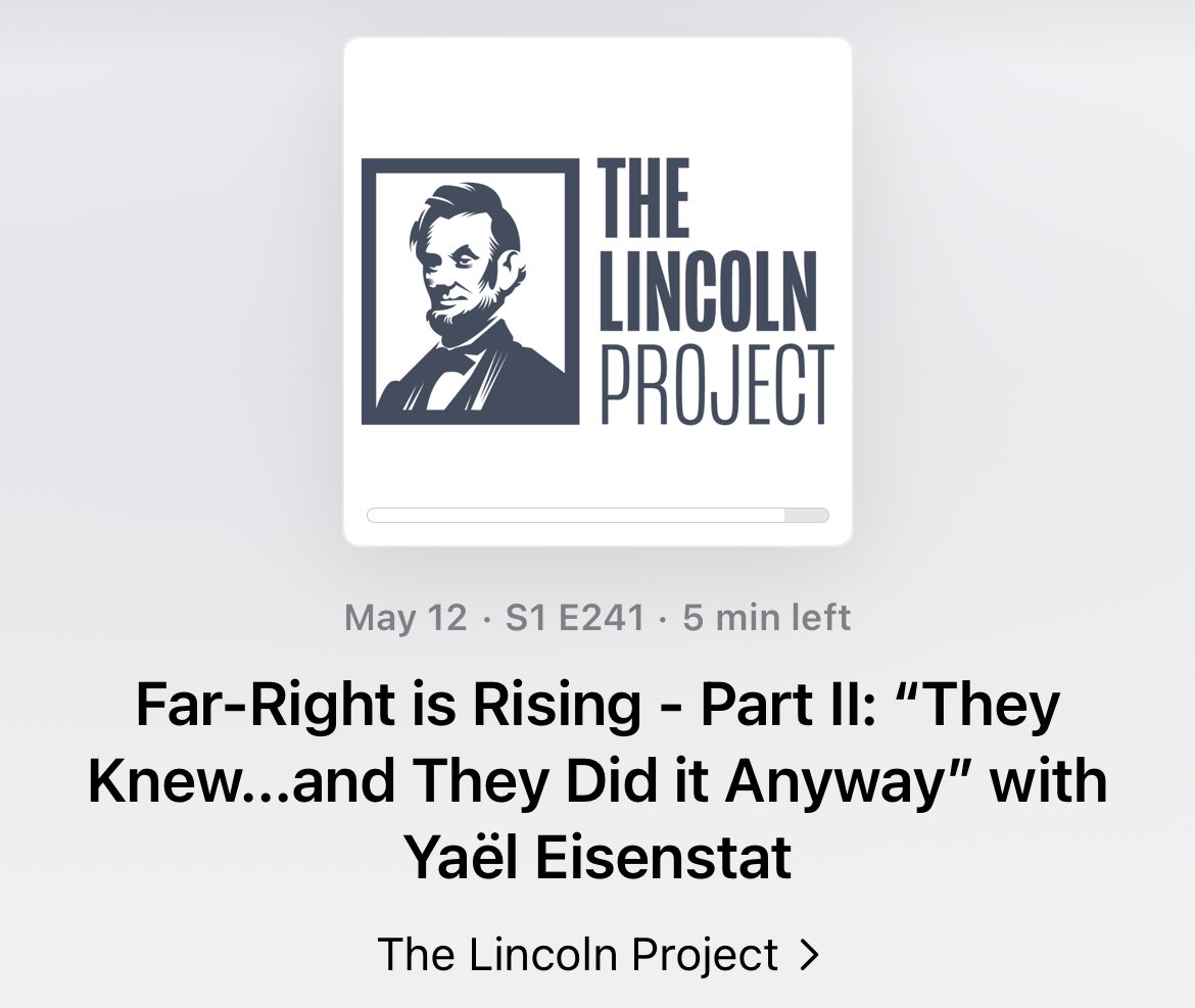 reedgalen's tweet photo. Don’t ANYONE tell @elonmusk but here’s my interview with @YaelEisenstat of @ADL about the rise of the far right in America. From @ProjectLincoln https://t.co/DmYVR9kha1 https://t.co/xenSWX2Gk0