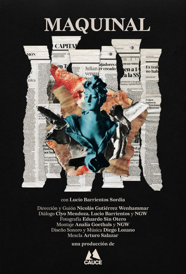 𝐌𝐚𝐪𝐮𝐢𝐧𝐚𝐥 se estará presentando en el próximo <a href="/FICM/">Morelia Film Fest</a> 2023. 

Pronto más info, fechas y sedes!

Poster por Analía Goethals