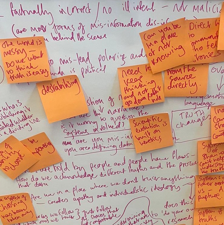 AKO Storytelling Institute (@ualstorytelling) on Twitter photo Welcome <a href="/UAL/">University of the Arts London</a> Storytelling Fellows 23/24!
Today we kicked off our Truth & Lies Fellowship Intensive week with brilliant contributions from Ellen Judson <a href="/Demos/">Demos</a>, Tim Squirrell <a href="/ISDglobal/">Institute for Strategic Dialogue</a>, <a href="/KayleenDevlin/">Kayleen Devlin</a> <a href="/BBCMonitoring/">BBC Monitoring</a> & <a href="/LCCLondon/">LCC</a>'s Zoetanya Sujon (<a href="/jetsumgerl/">Dr Zoetanya Sujon (she/her)</a>) - see you tomorrow! Welcome <a href="/UAL/">University of the Arts London</a> Storytelling Fellows 23/24!
Today we kicked off our Truth & Lies Fellowship Intensive week with brilliant contributions from Ellen Judson <a href="/Demos/">Demos</a>, Tim Squirrell <a href="/ISDglobal/">Institute for Strategic Dialogue</a>, <a href="/KayleenDevlin/">Kayleen Devlin</a> <a href="/BBCMonitoring/">BBC Monitoring</a> & <a href="/LCCLondon/">LCC</a>'s Zoetanya Sujon (<a href="/jetsumgerl/">Dr Zoetanya Sujon (she/her)</a>) - see you tomorrow!