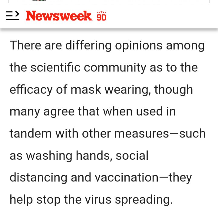 Here is an excerpt from a news article regarding wearing masks. So, if I use this logic then if I wear a mask in tandem with using dish soap and a dish rag, then it helps me do the dishes. 🧐 😂