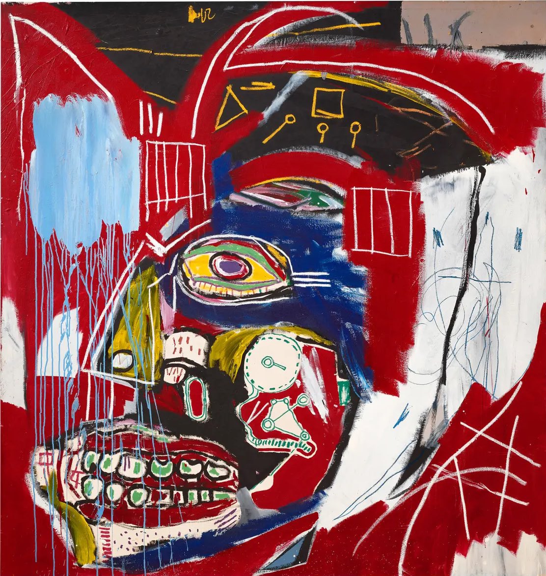 Jean-Michel #Basquiat - In This Case, 1983
