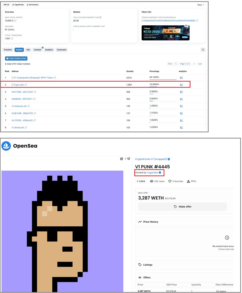 Here is some historical pills about CryptoPunks V1 that you may not know.👇
Before that, a little recap of what <a href="/v1punks/">CryptoPunks ᵛ¹</a>  are:
"The CryptoPunks were created by LL (Larva Labs by Matt and John, two visionary technological creators, thanks to their brilliant works it contributed to