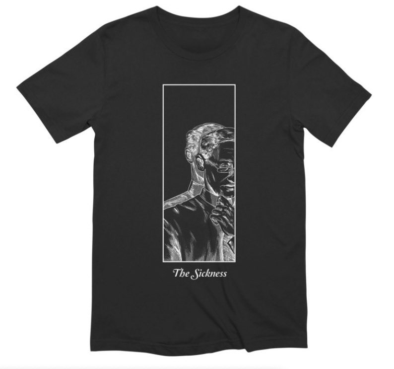 SURPRISE!

We have an official clothing collection for THE SICKNESS over at <a href="/voidmerchstore/">voidmerch</a>. Plenty of cuts and colors to choose from.

All original designs by @kale_satan and <a href="/hottestsingles/">Dread Singles</a>. Very stoked on these.