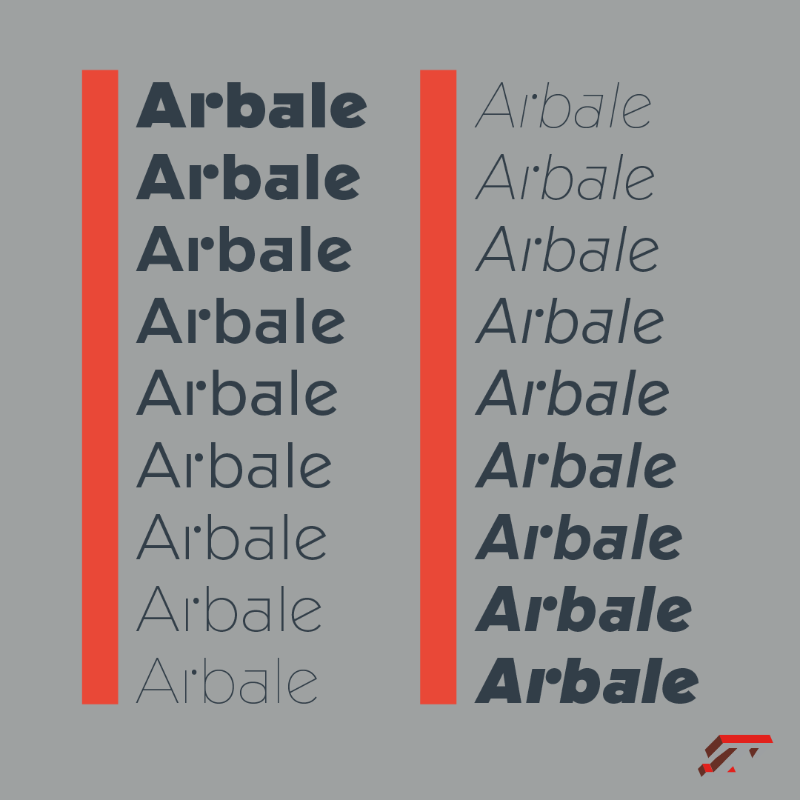 typofonderie's tweet photo. ⏰ New! Arbale brings together various modernist influences and vernacular lettering of geometric inspiration from the 20th century. Designed by @jfporchez, Arbale is available in three tones: Modern, Universal and Vernacular.