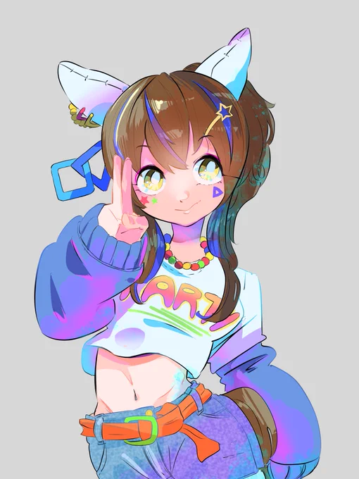ヘリオス描きました  #ダイタクヘリオス #ウマ娘