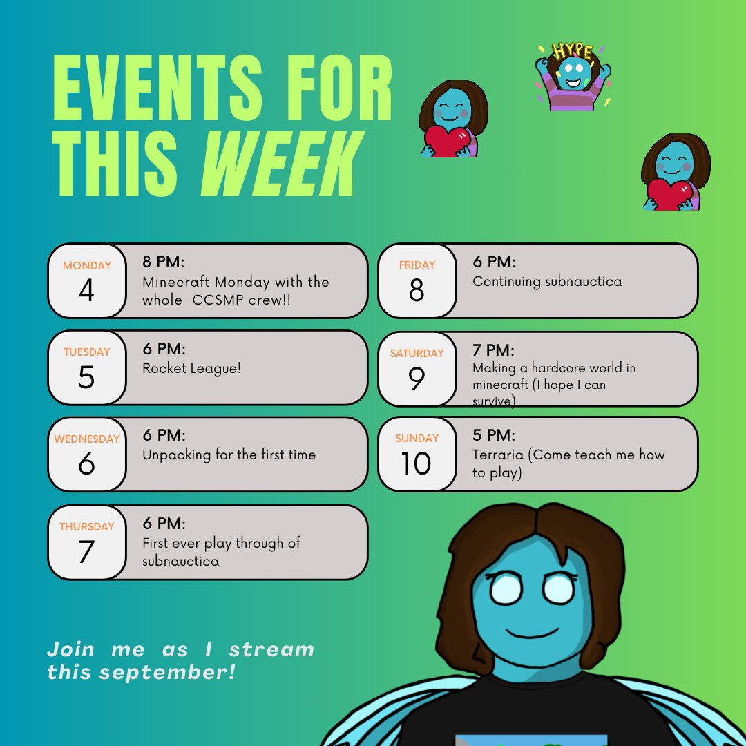 First week of steamtember