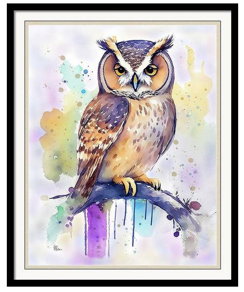 SandiOPhoto's tweet photo. Sandi OReilly @sandioreilly 
Great Horned Owl #Watercolor.  Here: https://t.co/mvxhfMdD31

#owl #horned #great #tuffs #stare #bird #hoots #wings #wisdom #forest #bog #AYearForArt #BuyIntoArt See more #art #prints &amp; on #products Here: https://t.co/LpGe6qQaCR https://t.co/FarN2GtvN7
