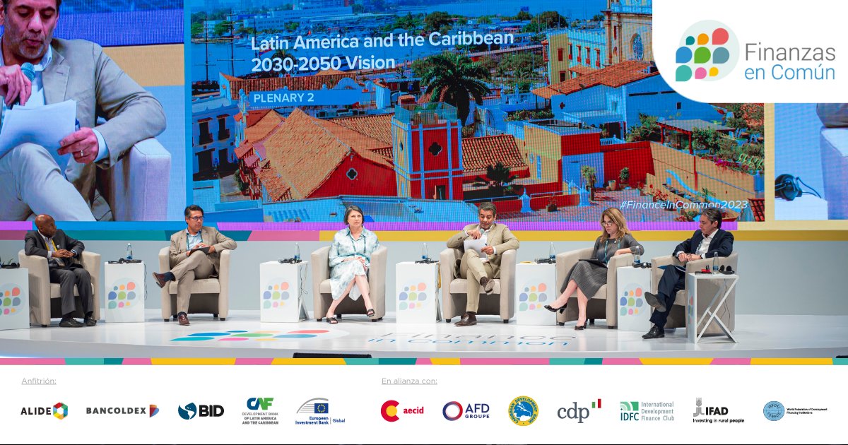 el_BID's tweet image. La #InclusiónFinanciera desempeña un rol clave en la superación de barreras para los hogares y las #pymes, tradicionalmente excluidos del sector financiero. Hoy en #FinanceInCommon2023, @anamibanez, VP de sectores del BID, habló sobre formas prácticas de  mejorar vidas, junto a…