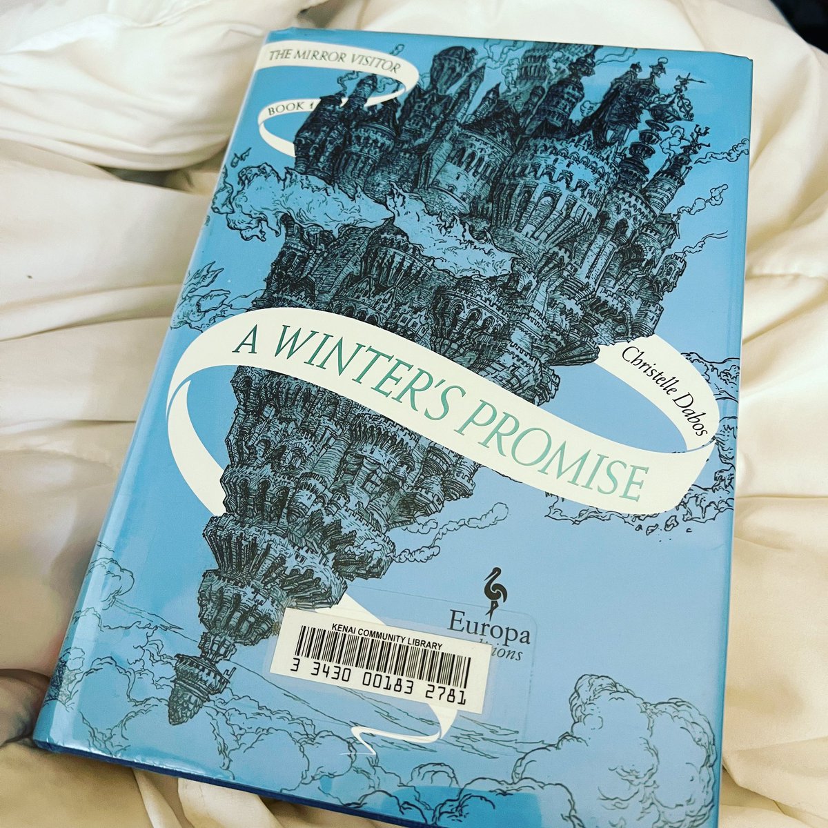 A Winter’s Promise by Christelle Dabos, tr from the French by Hildegarde Serle. I couldn’t put this book down! Can’t wait to read the rest of the series. 

#WorldKidLitMonth
#WorldKidLit #FrenchLit #FrenchYALit #YALit  #GlobalLitInLibraries #LibraryLove #WomenInTranslation