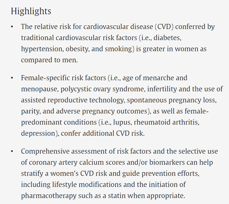 Pleased to present our review in @ATHjournal led by @AardraRajendran of @OslerResidency on 'Sex-specific differences in CV risk factors & implication for CVD prevention in women'. Contributions from @DrAnumMinhas @BrigitteKazzi @BhavyaVarma12 @EstherChoiMD sciencedirect.com/science/articl…