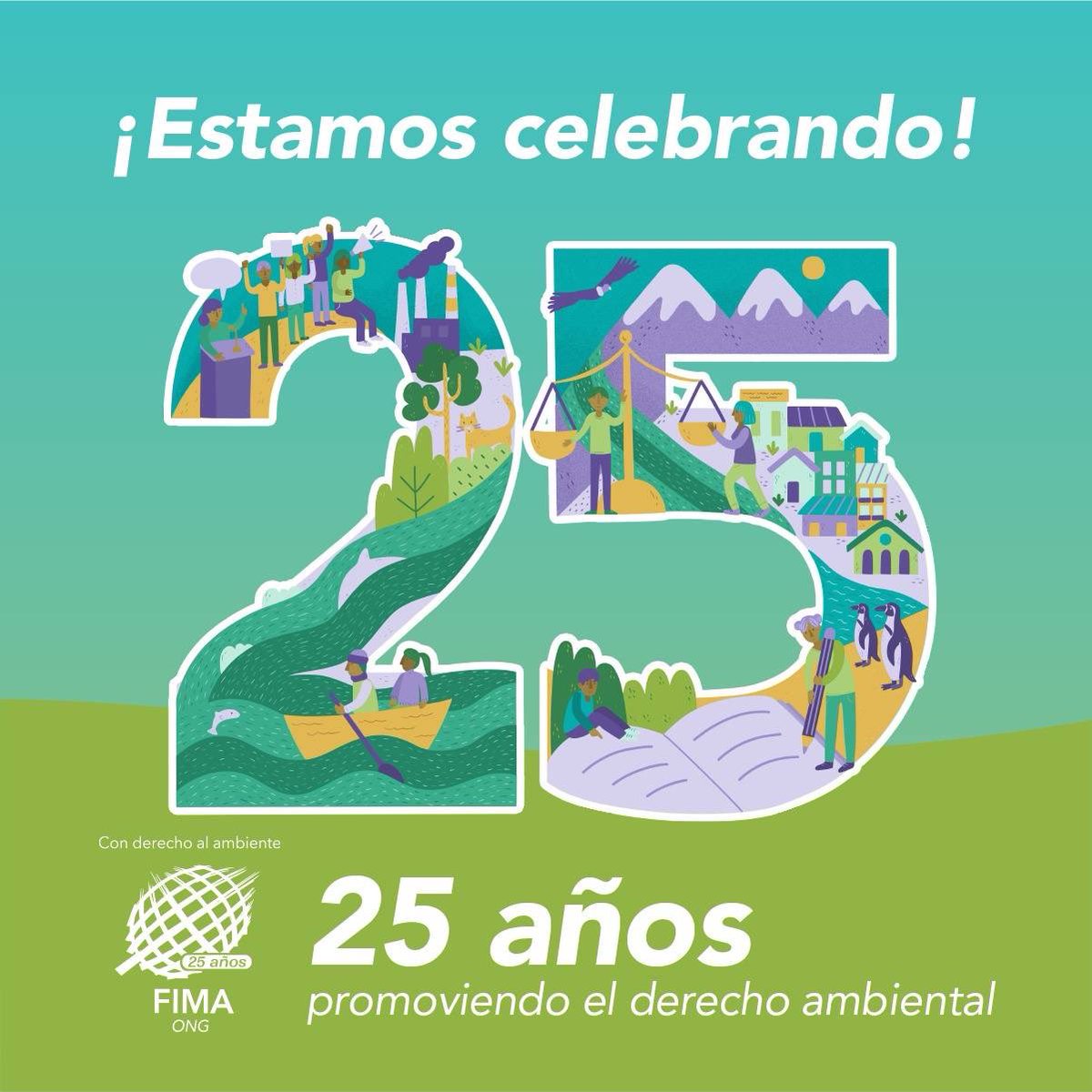 FIMA_Chile's tweet photo. Este es un año muy especial ✨. ¡FIMA cumple 25 años! 

25 años en los que hemos trabajado por la protección del medio ambiente y la justicia ambiental 🍃. Y para celebrar, les estaremos sobre nuestro trabajo y cómo ha avanzado la protección ambiental en Chile. 

¡Atentos/as  💚! https://t.co/TZ6uLfm01g