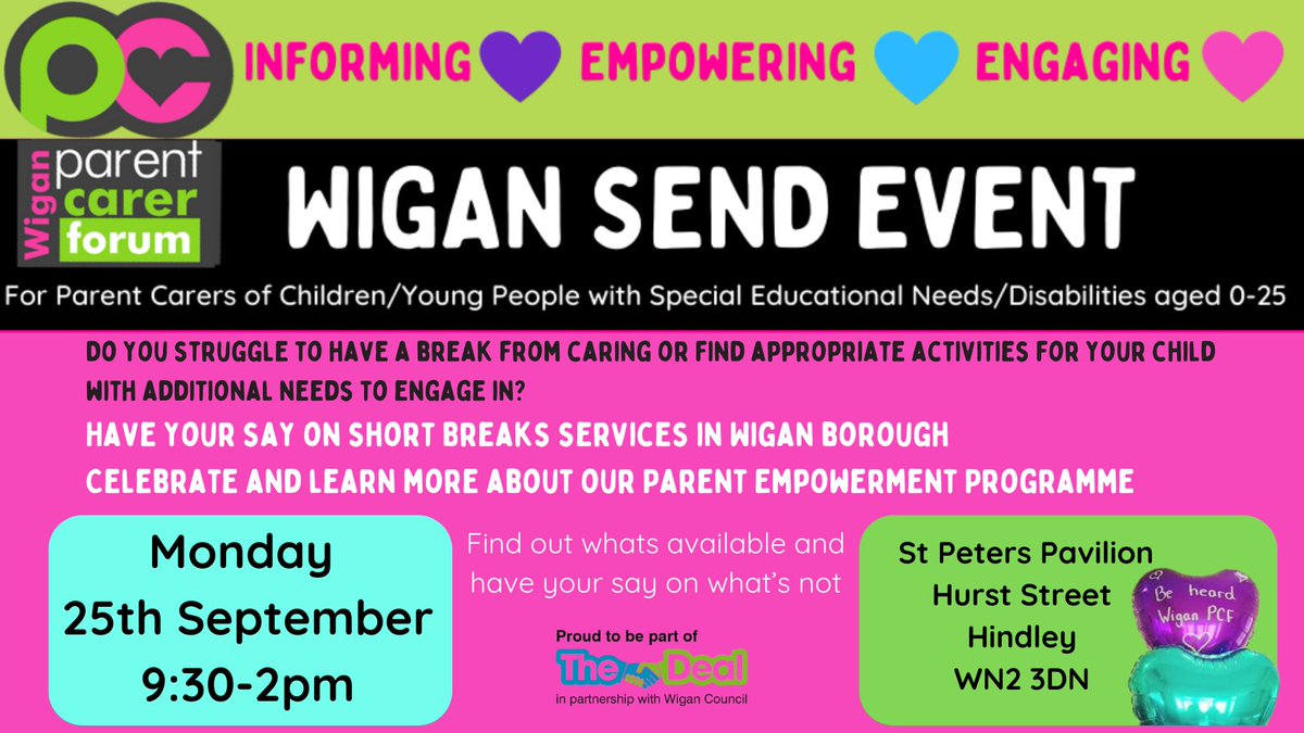 Mapping what activities we have in Wigan Borough for CYP with #SEND and discussing how we can access our community . Have your say on #ShortBreaks ticketsource.co.uk/wigan-parent-c… #wigan #leigh