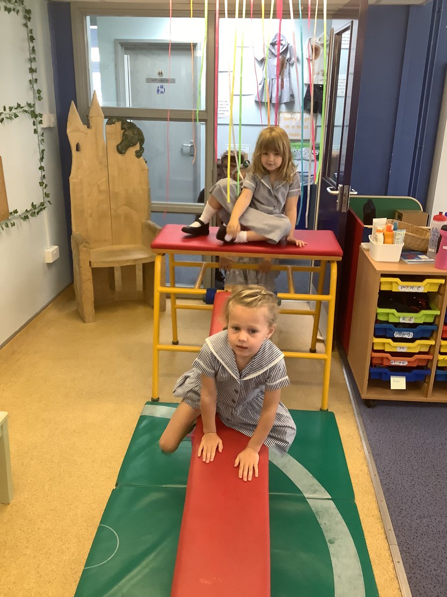 MPS_PrePrep's tweet photo. The Reception class slide into their first day of proper school, threw the rainbow curtain. We can wait to see what this year brings. #TheMillfieldWay #NewBeginnings #Receptionclass2023 https://t.co/oeGGMnsjjL