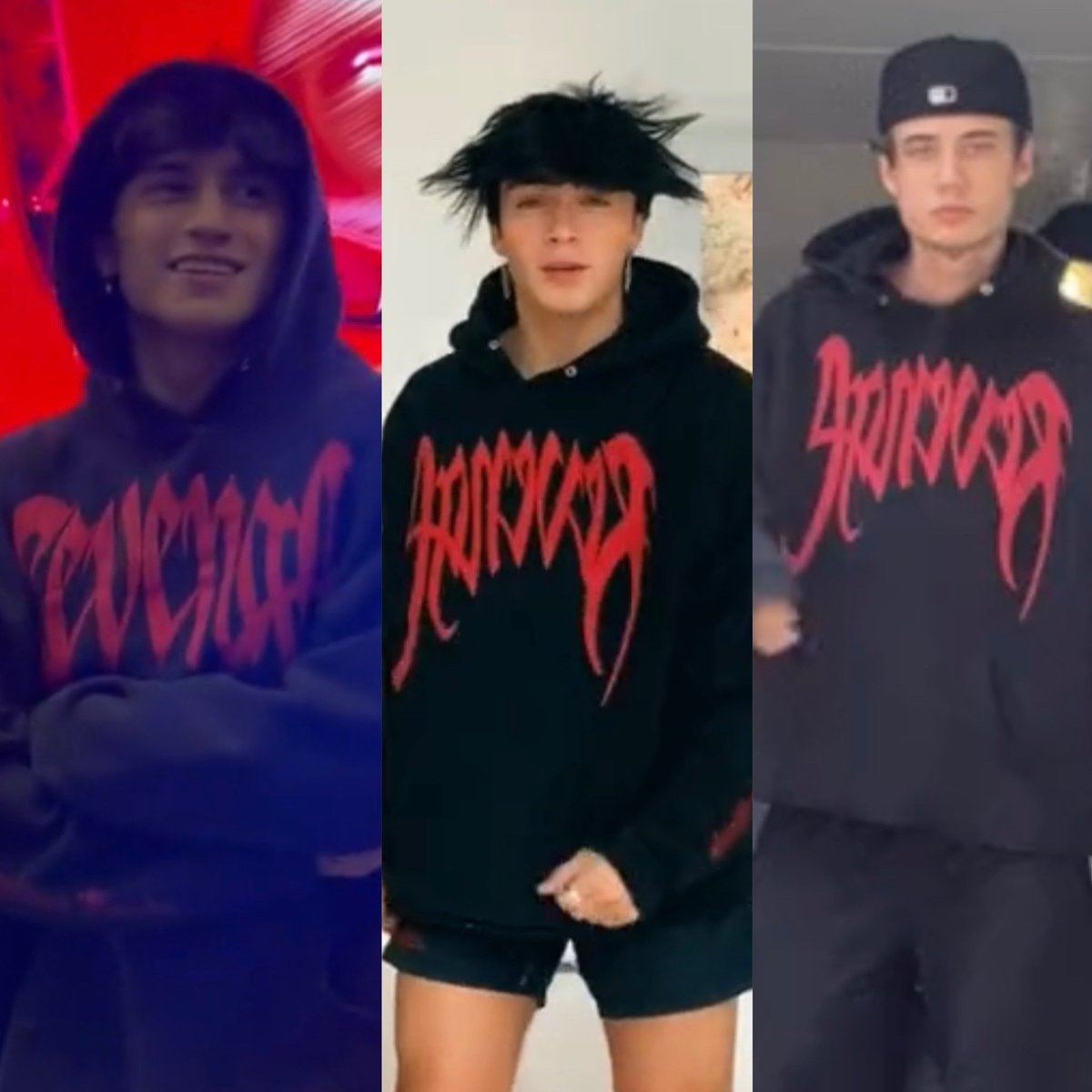 jxdnxquinton's tweet image. The boys with this hoodie 🥺 #jadenhossler #jxdn #jxdnhossler #quintongriggs #qgriggs #coopernoriega #coopsadvice