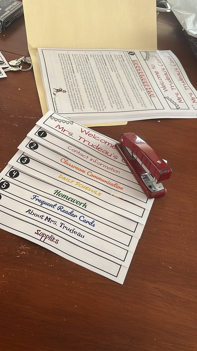 Getting the last few things organized to welcome my new class on Wednesday.  Can’t wait to meet them!#BacktoSchool2023 <a href="/LambethPS1/">Lambeth P.S.</a>