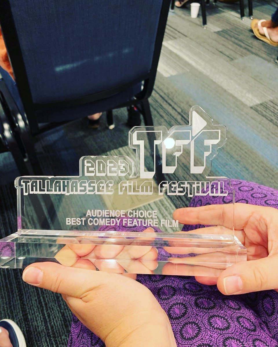 Thank you <a href="/TallyFilmFest/">TallahasseeFilmFest</a>! And a special shout-out (and long hug) to the audience member who was abject balling for the last 1/5 of the film. ❤️ #tallyfilmfest2023