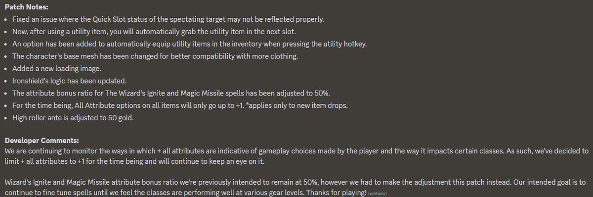 Early Access Hotfix #9 Patch Notes

#DarkAndDarker