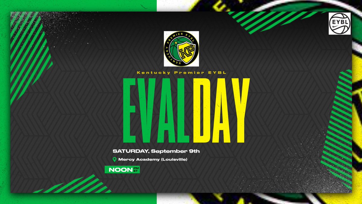KentuckyPremier's tweet photo. Eval Day #1. Saturday at 12PM Mercy Academy Louisville KY. 2025-2029 grades. Scholarships are gotten in between the 4 lines not on Social Media. This is your chance.  See you there. https://t.co/czQQxNFe91