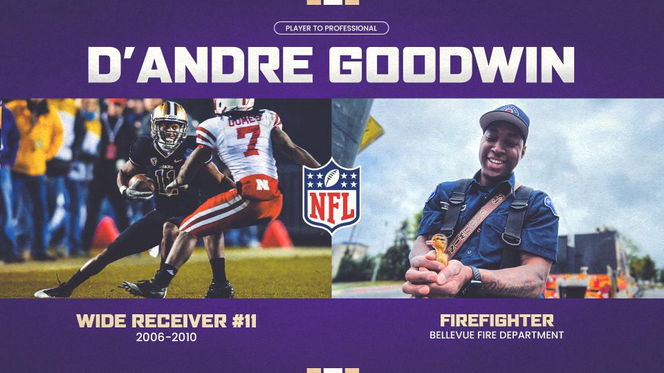 From UW to the Denver Broncos, to college coaching, to a career in sports marketing, and finally to firefighting!