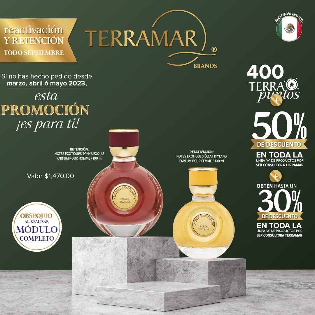 TERRAMAR_BRANDS's tweet photo. Promociones ideales para iniciar tu negocio con #Terramar💙 Este mes te sorprendemos al estilo mexicano con distintos descuentos para Nuevos Ingresos y Consultoras Existentes 💚🤍❤️¡¡Aprovecha cada una de ellas para iniciar con la empresa más generosa de México!! 🥰✨ https://t.co/1to2lq9TAP