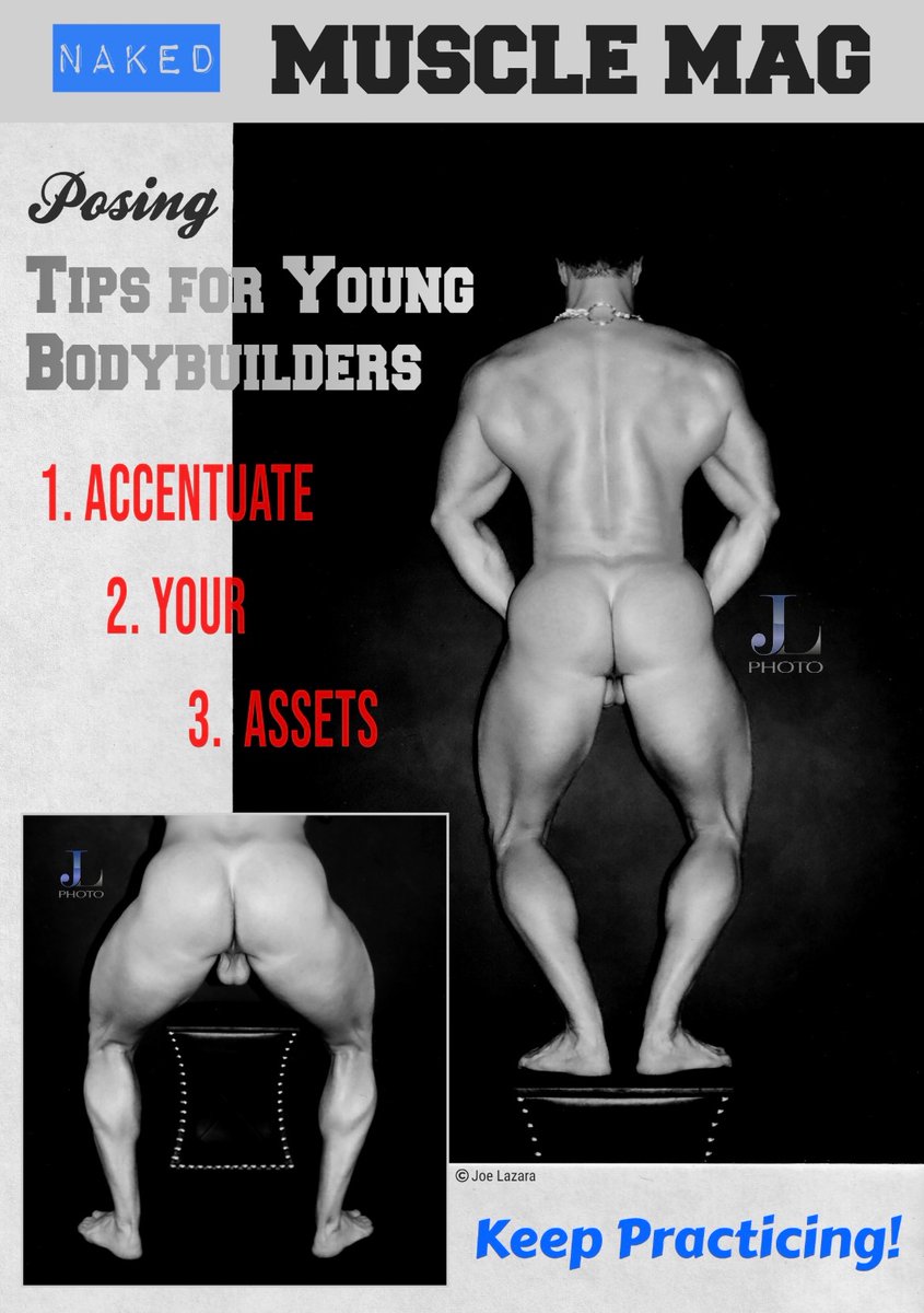 Posing advice. 😁 Photo by Joe Lazara. #malenudephotography #nudemalephotography #gayphotoshoot #homoeroticphotography #maleartphotography #gayeroticphotograpby #gaymuscled #gaymusclebutt #bodybuilderbutt #nakedbodybuilder #gayerotichumor