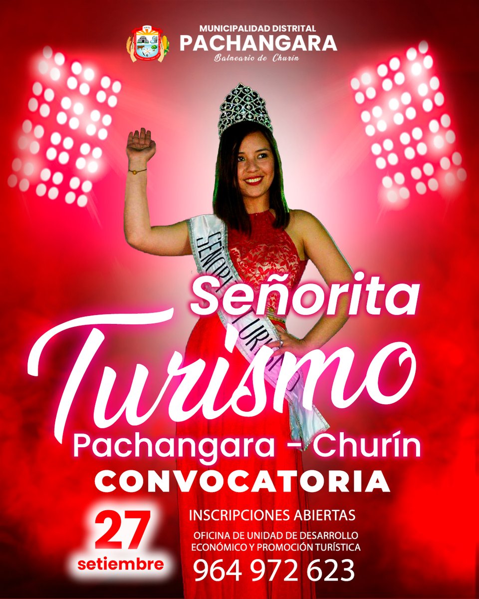 muni_churin's tweet photo. 📷 𝐂𝐎𝐍𝐕𝐎𝐂𝐀𝐓𝐎𝐑𝐈𝐀 𝐏𝐀𝐑𝐀 𝐄𝐋 𝐂𝐄𝐑𝐓𝐀𝐌𝐄𝐍 𝐃𝐄 𝐁𝐄𝐋𝐋𝐄𝐙𝐀 “𝐒𝐄Ñ𝐎𝐑𝐈𝐓𝐀 𝐓𝐔𝐑𝐈𝐒𝐌𝐎 – 𝐏𝐀𝐂𝐇𝐀𝐍𝐆𝐀𝐑𝐀 -𝐂𝐇𝐔𝐑Í𝐍 2023” https://t.co/KNjfV0kq2e