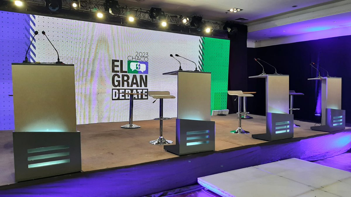 GranDebateChaco's tweet photo. #DebateChaco 
El segundo debate preelectoral de los candidatos a diputados por Chaco está a horas de comenzar. 

Desde las 20:00 horas con transmisión por Canal 9 y nuestro canal de YouTube, seguí el minuto a minuto de este evento. https://t.co/agexlvESO2