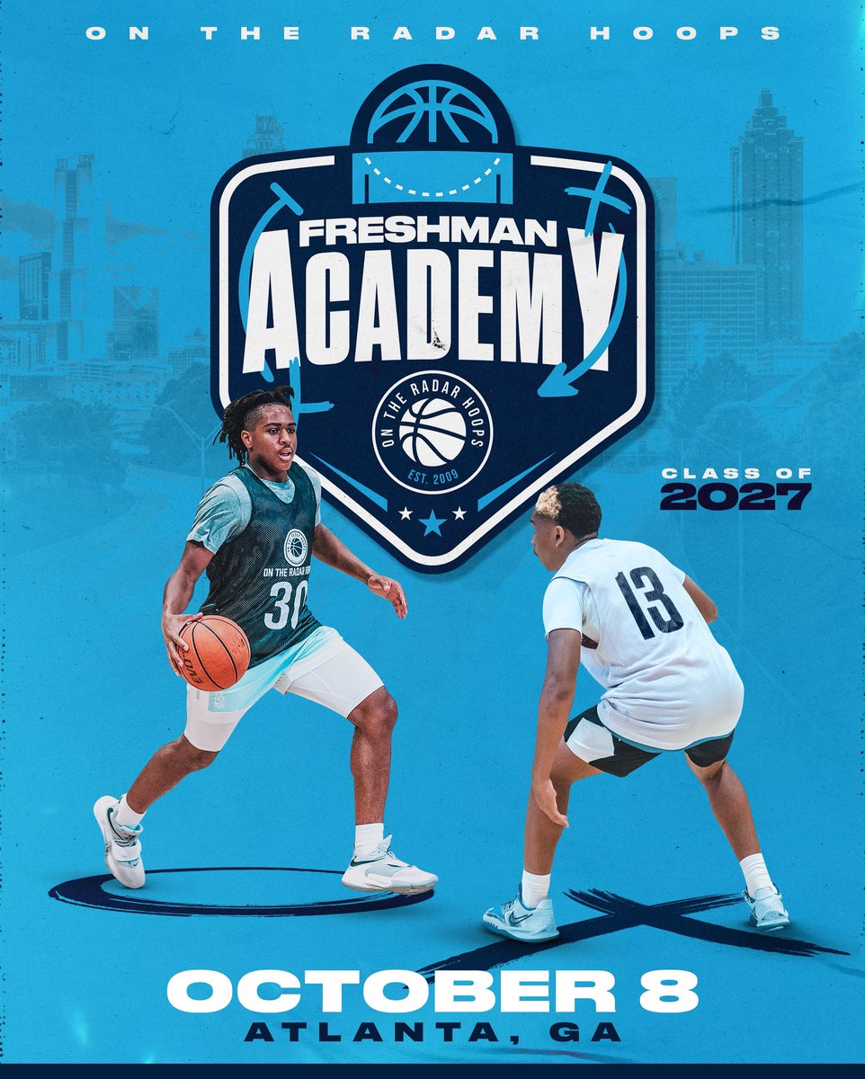OntheRadarHoops's tweet image. On the Radar Hoops Freshman Academy

🗓: October 8th
🏢: Atlanta, Georgia 

⛹️‍♂️: Class of 2027

✅Top Competition
✅ Live Streamed Games
✅Highlight Tapes/Write Up
✅National Media Exposure

⬇️: INFO

ontheradarhoops.com/freshman-acade…