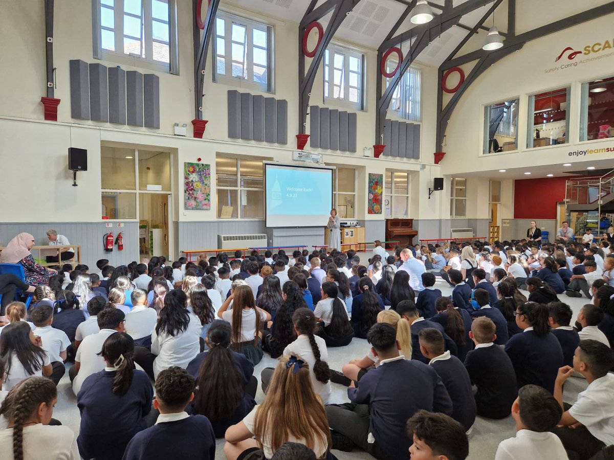 It was fantastic to have everybody back in school today. The children looked so smart in their new uniforms and behaved brilliantly #behavedbrilliantly