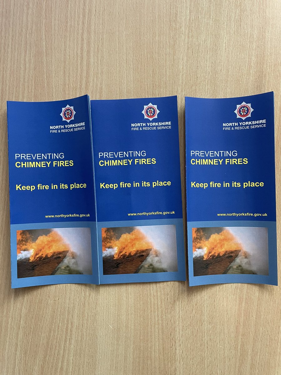 Scarborough Fire Station would like to remind everyone how important it is to get your chimney swept before you start using it this winter. For any further advice contact the station on 01723 375590 #CFSW2023 #ChimneyFireSafetyWeek #GetYourChimneySwept