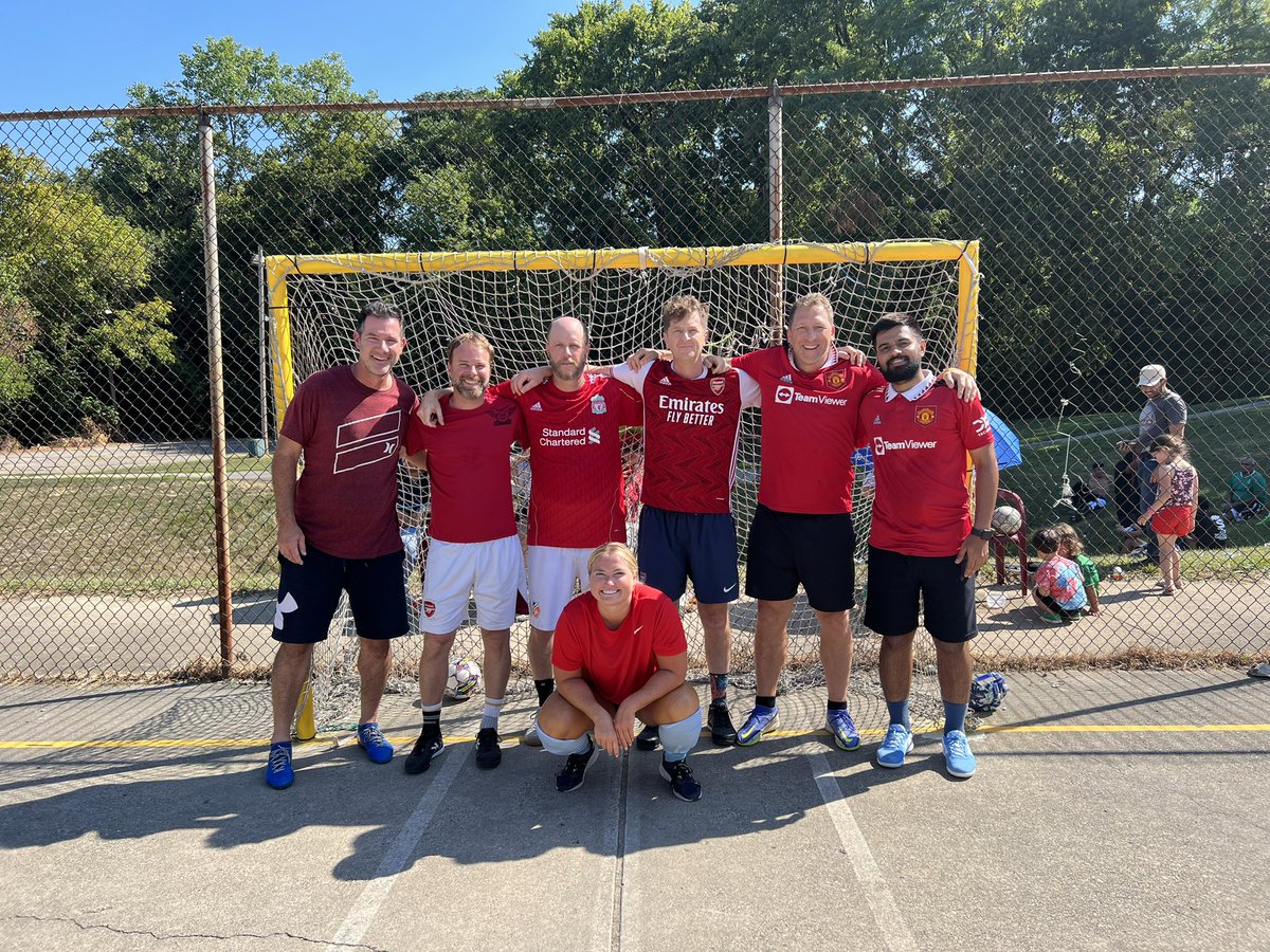NkyStreetSoccer's tweet photo. Semifinalist.  Best looking squad over 40. We also had the Golden Boot  winner Terryn. https://t.co/NBzZqmpZbj