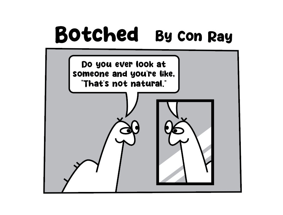 krowskiArt's tweet photo. Please Do Not Tap The Glass: 

Botched https://t.co/x0AvZExkol