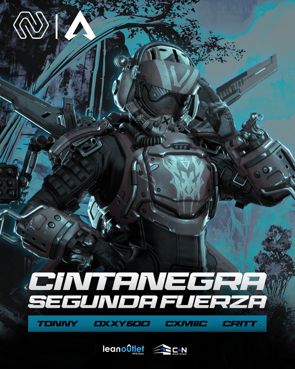 CintaNegraGC's tweet photo. ⚡️ NUEVO ROSTER ⏐ APEX LEGENDS ⚡️

Les presentamos nuestro R2 de Apex Legends, quienes nos estarán representando durante esta temporada: 

🔹 @CuevasOxy 
🔹 @ICxmiic_AKR 
🔹 @TonnyLG_ 
🔹 @Critt22 

¡Bienvenidos! #PonteLaCinta 🥋🎮 https://t.co/O4juLUW3Nb