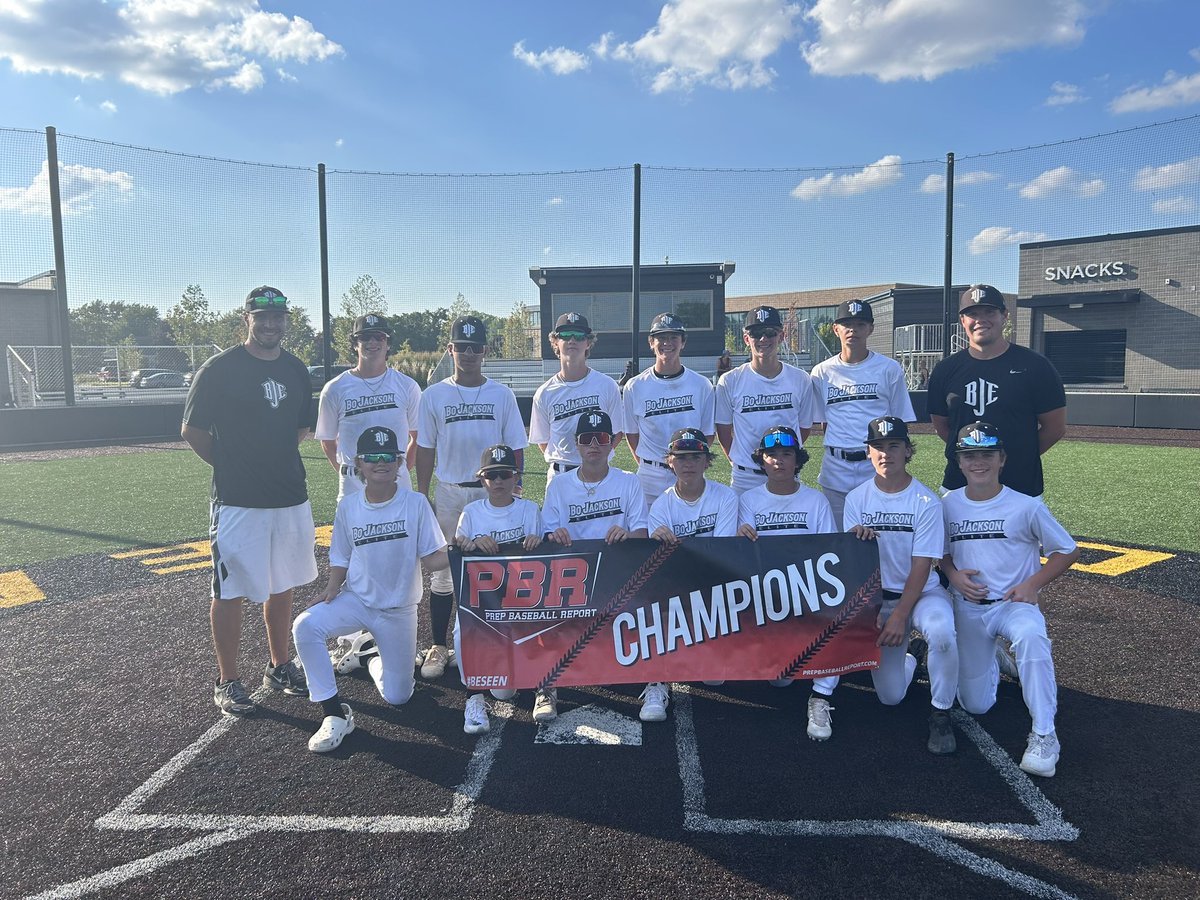 🏆PBR Labor Day Classic🏆
🎖️Underclass Champions🎖️

<a href="/BJEBaseball/">Bo Jackson Elite Baseball</a> 

Championship Game MVP
<a href="/J_Schill2027/">Jackson Schilling</a> 

#pbrldc