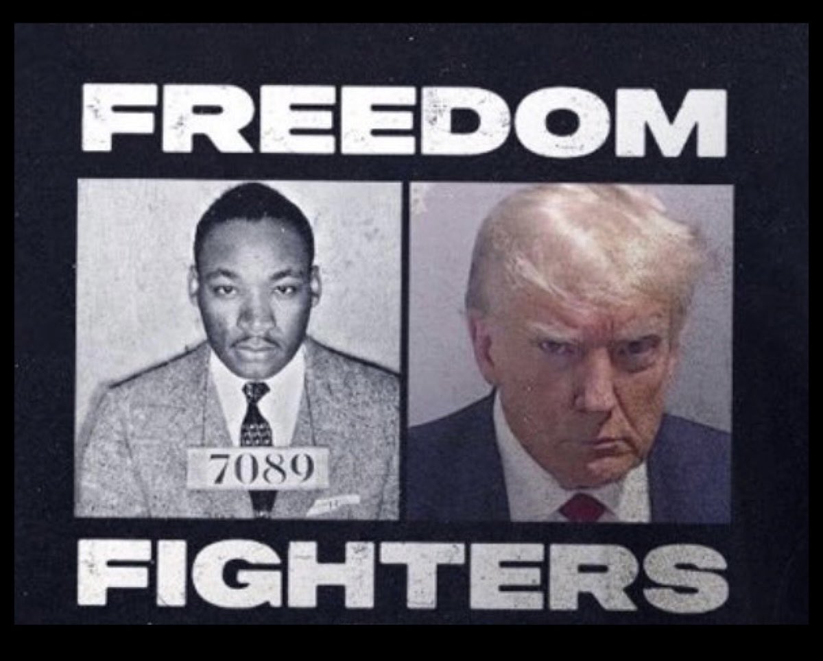 Both arrested in Fulton County, GA.  Politically motivated. 

#FreedomFighters