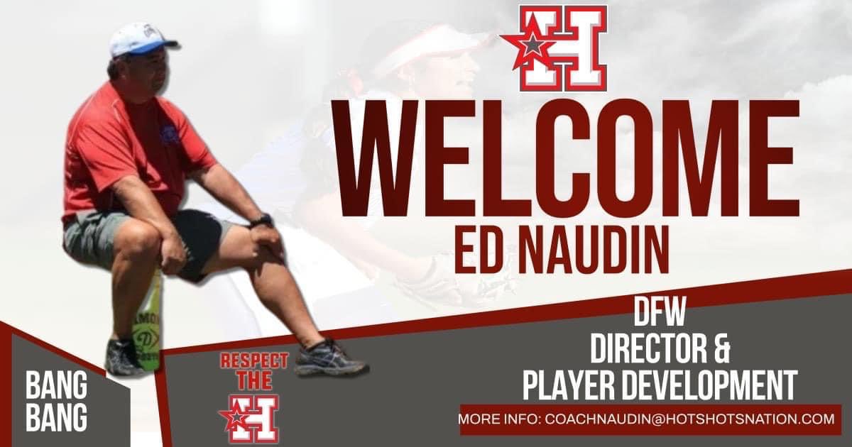 Same commitment to excellence with a new brand rowing the boat in the same direction. Happy to be a parts of the Hotshots. Excited coach right here! #BangBang