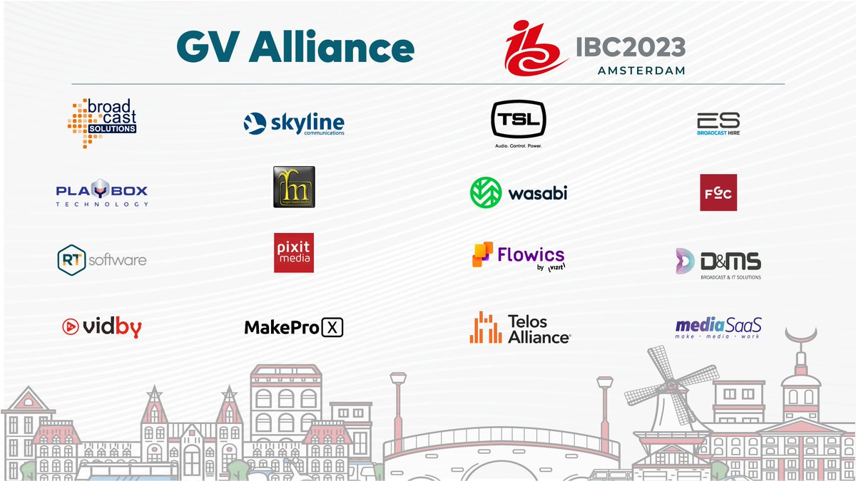 The #GVAlliance is thriving, with more partners embracing our vision to revolutionize broadcast media. Visit booth 9-A01 at #IBCShow, Sep 15-18, to witness 16 Alliance Members showcasing our media and entertainment #innovation. See you there! 🌎👏 #IBC2023 #MediaAndEntertainment