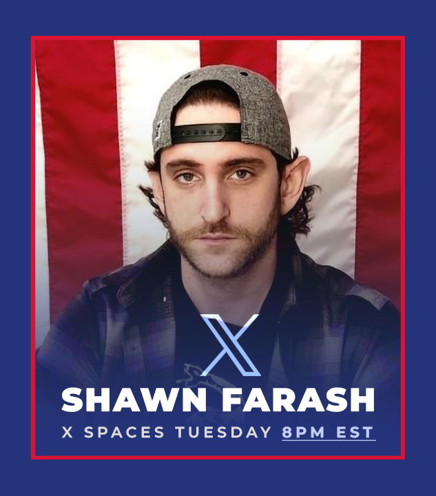 Big spaces tomorrow at 8PM EST with <a href="/Shawn_Farash/">Shawn Farash</a>.

One hour before it starts we will be making our 12th donation in a row to Donald J. Trump and our Disabled American Veterans breaking a $50,000 milestone!

$TRUMP #MAGA #Trump2024 <a href="/DAVHQ/">Disabled American Veterans (DAV)</a>
