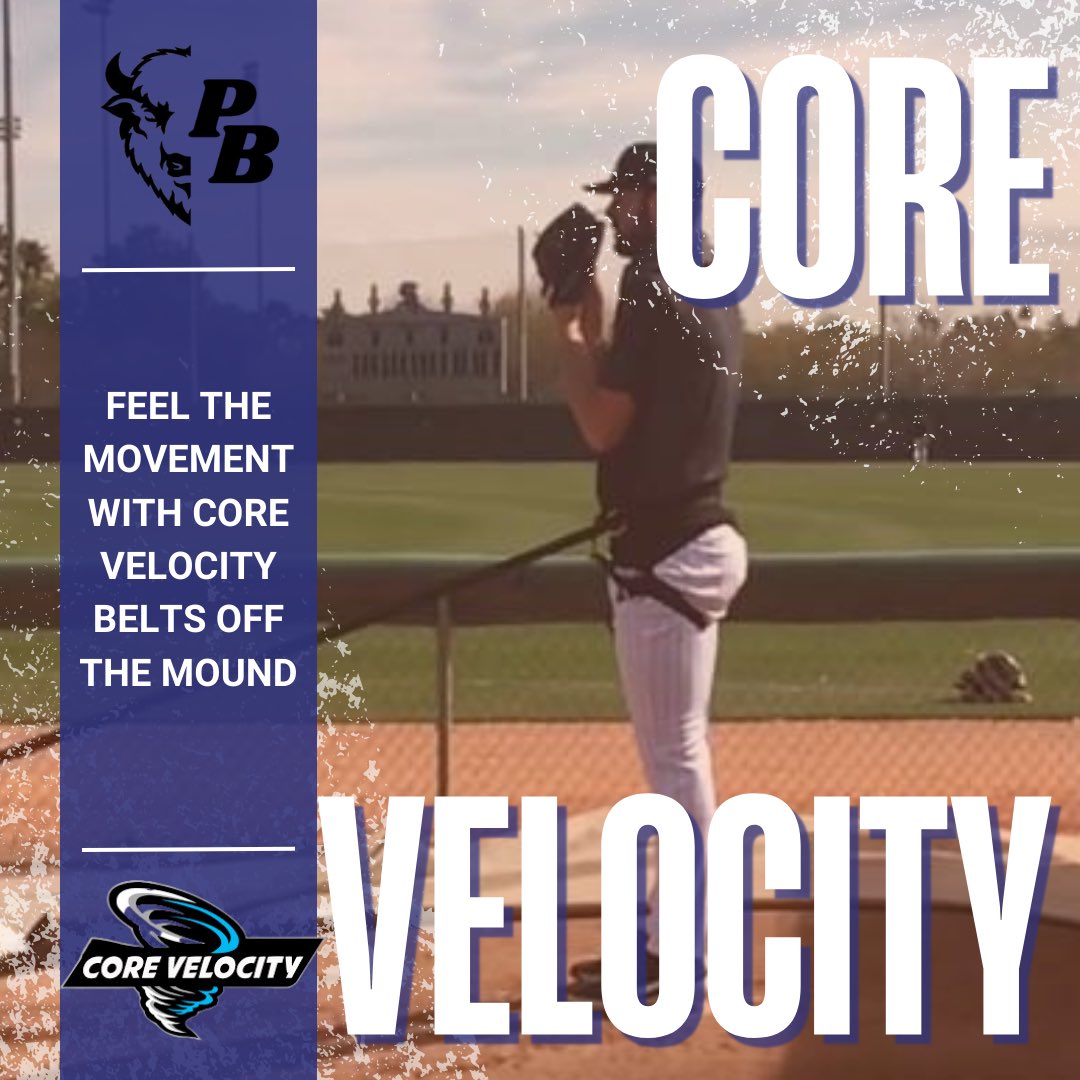 PitchingBisons's tweet photo. Those that can’t do pull downs will be doing bullpen work with Core Velocity Belts! 

Big Saturday coming up 😎 https://t.co/TINPKQZ1hA