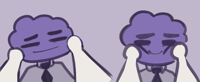 「closed eyes purple theme」 illustration images(Latest)