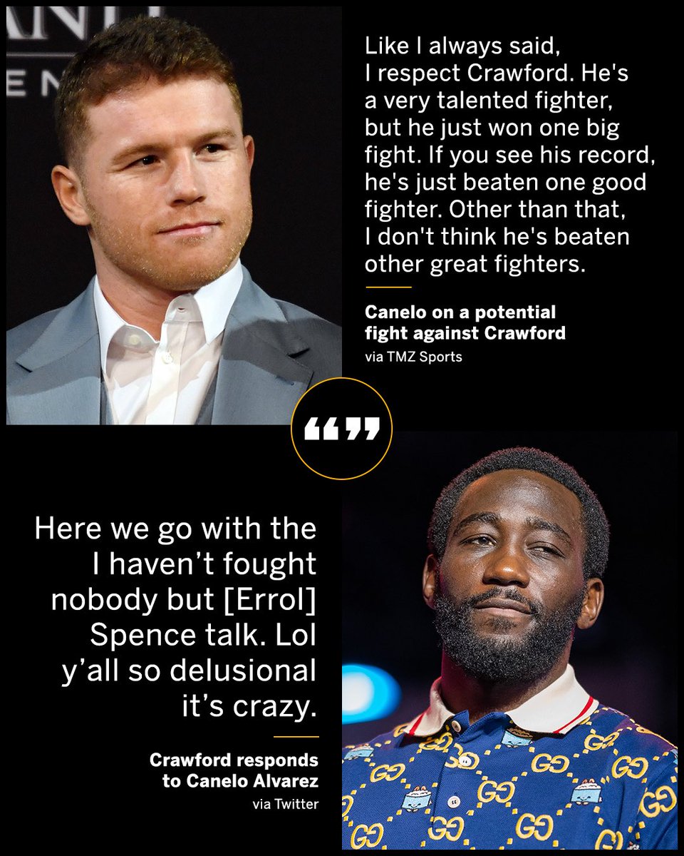 ESPNRingside's tweet photo. Bud didn’t like Canelo downplaying his resume 😳 https://t.co/rnjkdP9LQJ