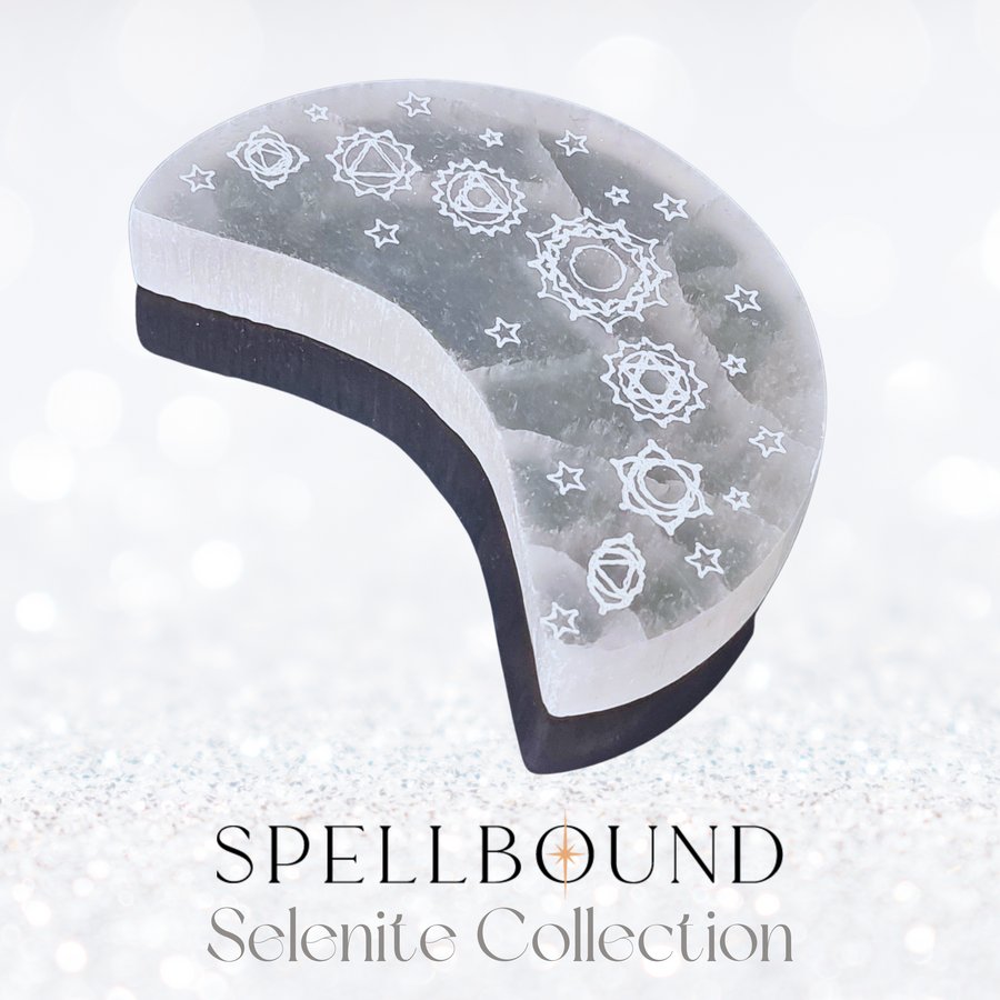 MrsPurplicous's tweet photo. Engraved Selenite Moon Charging Plate

Cleanse your crystals with our stunning Moon shaped Selenite Charging Plate, engraved with a celestial design.

https://t.co/dp0NxysmhO https://t.co/tAbe7Ew6u7