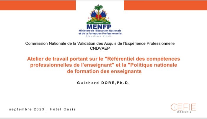 Radio Télévision Éducative - MENFP tweet media