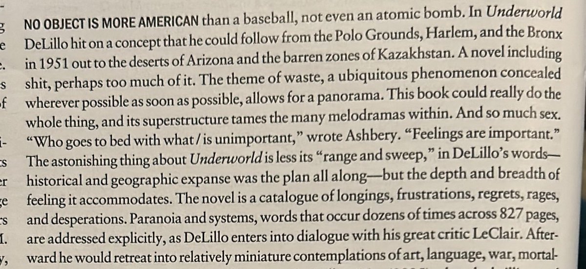 so grateful for this <a href="/xlorentzen/">CHRISTIAN LORENTZEN</a> piece on delillo in the new <a href="/bookforum/">Bookforum Magazine</a>. underworld is a really intimate and tender book!