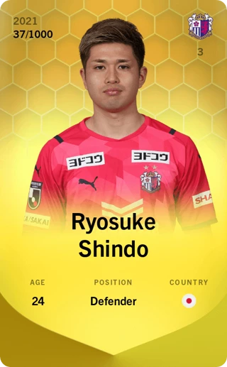 TradeRexSorare's tweet photo. 🌟 #Sorare #Giveaway Alert! 🌟 
All #J1League and #CerezoOsaka fans!
Here's your chance to win #Ryosuke #Shindo, who's been on fire with incredible scores lately! 🔥

To enter:

❤️ &amp; RT 
Follow @TradeRexSorare 
Comment with your Sorare manager name

Ends 6/9 at 20:00 CET🕗 https://t.co/xEqNIc3gdc