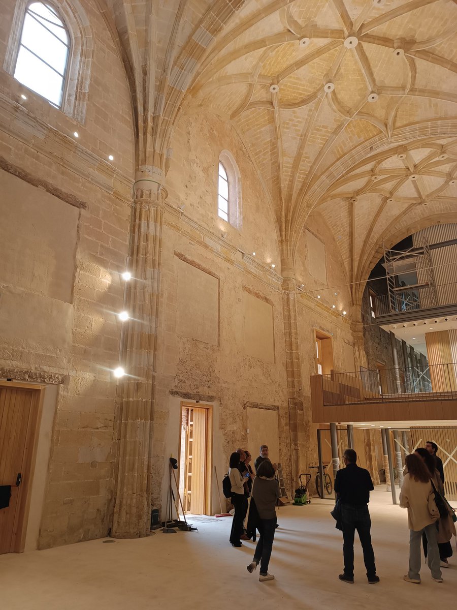 congresoepac's tweet photo. En #EPACactivo #EPACVII visitando la intervención del @Ayto_Soria en el Convento Santa Clara https://t.co/d7WuR0PZNA